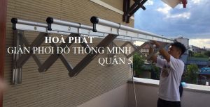 Địa chỉ lắp giàn phơi đồ thông minh Quận 5 uy tín giá rẻ nhất TPHCM