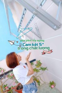 Giàn phơi xếp ngang Hòa Phát rẻ bền bảo hành dài